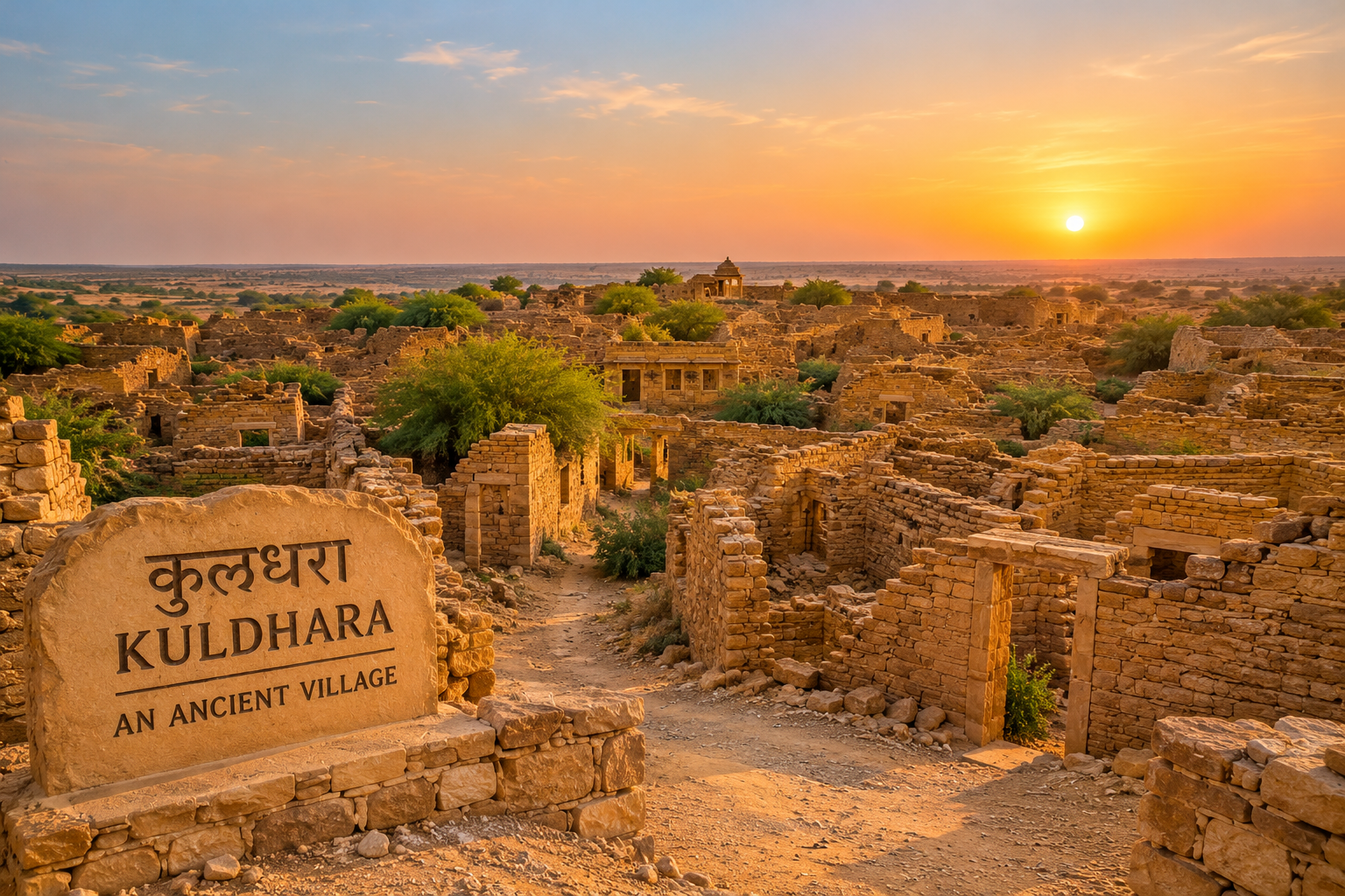 Kuldhara Ghost Village & Khaba Fort Half-Day Tour